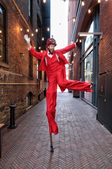 Stilts Toronto red Tuxedo