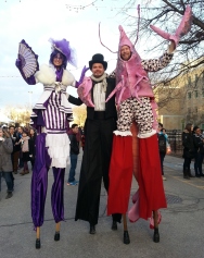 Hala on stilts tall entertainment from Toronto in Hamilton